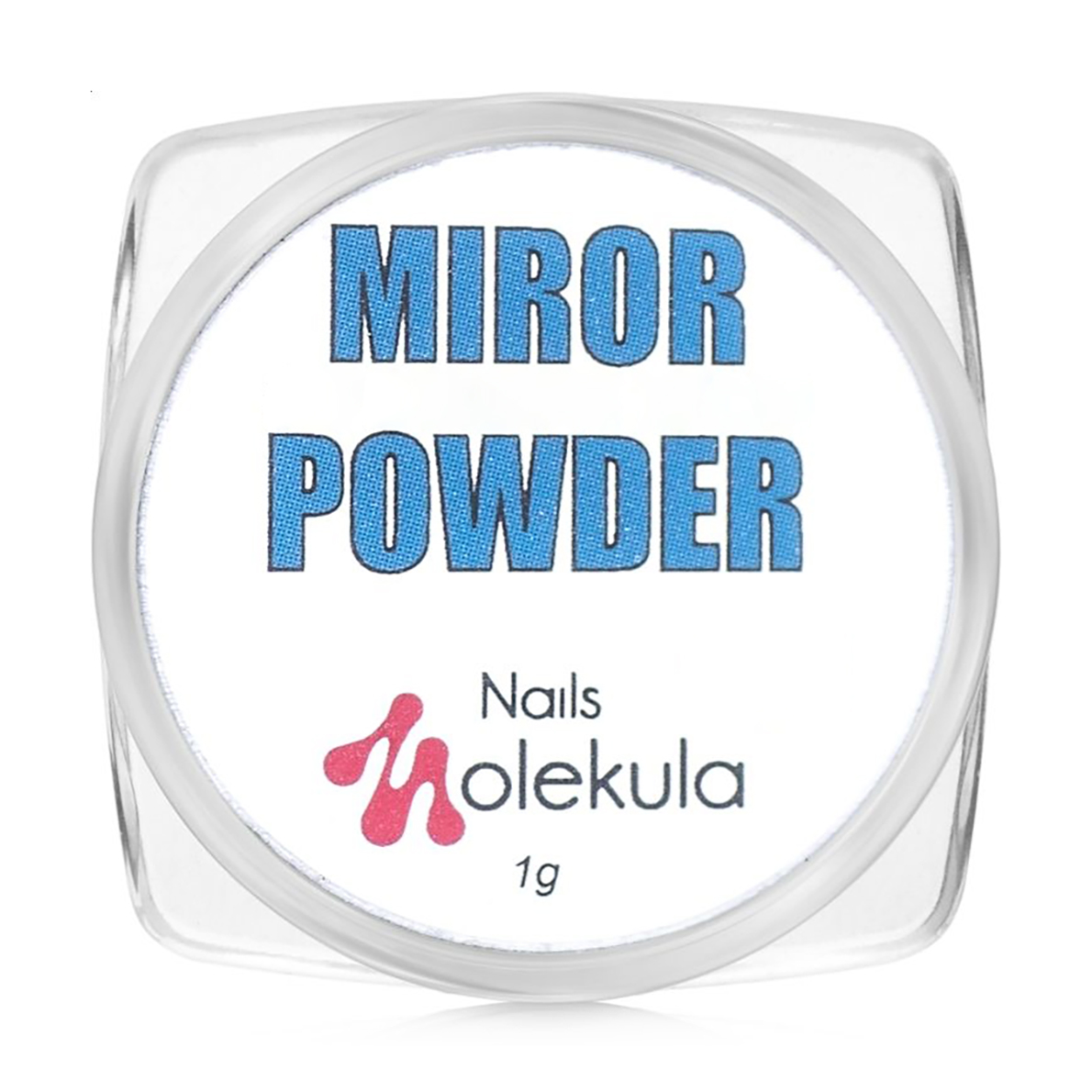 Дзеркальна пудра для нігтів Nails Molekula Professional Mirror Powder, 11 Зелено-золота голограма, 0.8 г